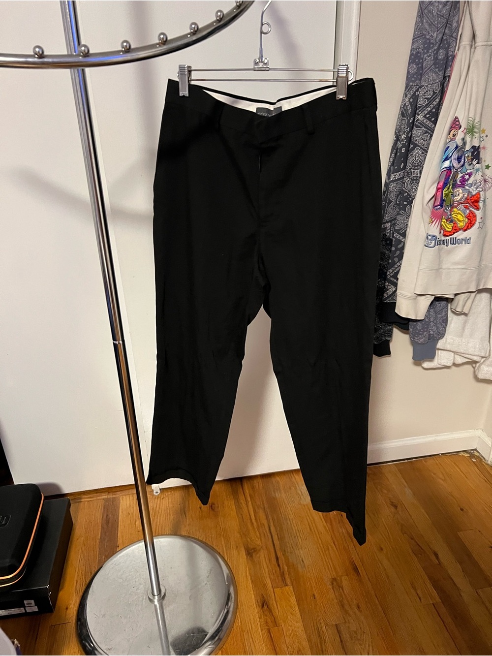 Covington Black Mens Dress Pants — Tailored Straight
